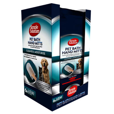 Simple Solution Kedi ve Köpek Islak Temizleme Eldiveni 