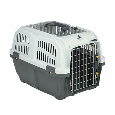 Skudo-2 Üstü Metal Açılır Kedi ve Köpek Taşıma Çantası 55x36x35 Cm 