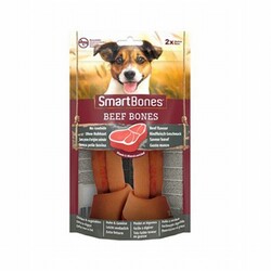 Smart Bones - SmartBones Sığır Etli Medium Düğüm Kemik Köpek Ödülü 2'li 158 Gr 