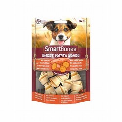 Smart Bones - SmartBones Tavuklu Tatlı Patatesli Mini Düğüm Kemik Köpek Ödülü 8'li 128 Gr 