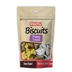 Snacky - Snacky Biscuits Puppy Treats Yavru Köpek Ödül Bisküvisi 200 gr 