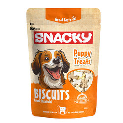 Snacky - Snacky Biscuits Puppy Treats Yavru Köpek Ödül Bisküvisi 200 gr 