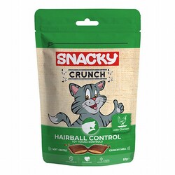 Snacky - Snacky Crunchy Hairball Control Tavuklu Kedi Ödülü 10x60 Gr 