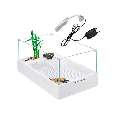 Sobo Filtreli Lambalı Cam Kaplumbağa Bahçesi 60x35x25 Cm 