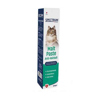 Spectrum Anti Hairball Tüy Yumağı Önlemeyi Destekleyen Malt Paste Kedi Macunu 100 Gr 