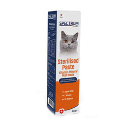 Spectrum - Spectrum Sterilised Paste Vitamin ve Mineralli Malt Kısırlaştırılmış Kedi Macunu 30 Gr 