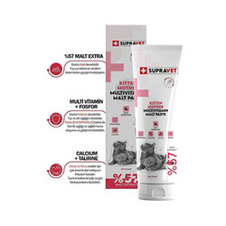 Supravet - Supravet Kitten Mother Multi Vitamin Malt Paste 30 Gr 