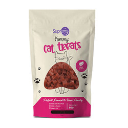 Supreme - Supreme Cat Küp Şeklinde Sığır Etli Yetişkin Kedi Ödül Maması 80 Gr 