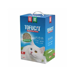 Tofucat - TofuCat Tuvalete Atılabilen Koku Hapsedeci Topaklanan Doğal Kedi Kumu 2 Adet 8 Lt 