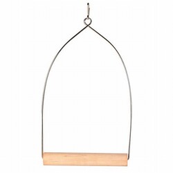 Trixie - Trixie Ahşap Metal Askılı Kuş Tüneği 10,5x22,5 Cm 