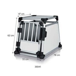 Trixie - Trixie Alüminyum Köpek Taşıma Kafesi 55x62x78 Cm 