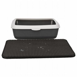 Trixie Çift Katlı Kedi Tuvaleti Önü Paspası 40x55 Cm Gri - Thumbnail