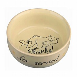 Trixie - Trixie For Service Kedi Seramik Mama Su Kabı 0,3 Lt 11 Cm 