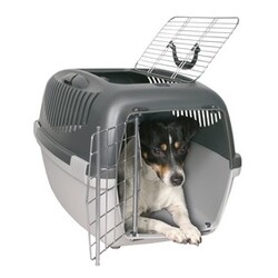 Trixie Gulliver III Metal Kapılı Kedi ve Köpek Taşıma Çantası 40x38x61 Cm - Thumbnail