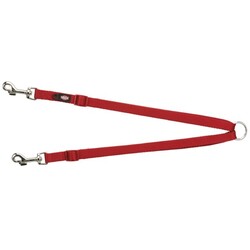 Trixie - Trixie Ayarlanabilir İkili Köpek Gezdirme Aparatı XS-M 40-70 Cm Kırmızı