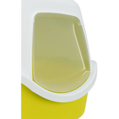 Trixie Kapalı Kedi Tuvaleti 40x40x56 Cm Lime Sarı Beyaz 