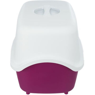 Trixie Kapalı Kedi Tuvaleti 40x40x56 Cm Vişne Beyaz 