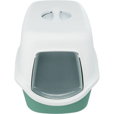 Trixie Kapalı Kedi Tuvaleti 40x40x56 Cm Yeşil Beyaz 