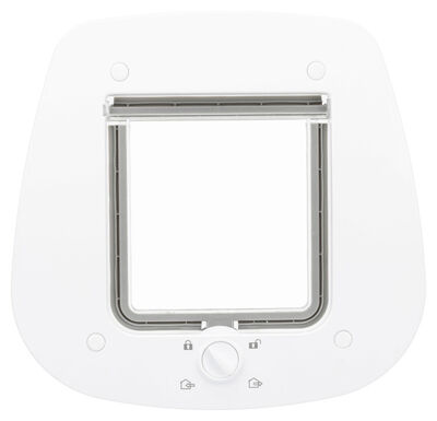 Trixie Cam Kapı Plastik Kedi Kapısı 27x26 Cm Beyaz