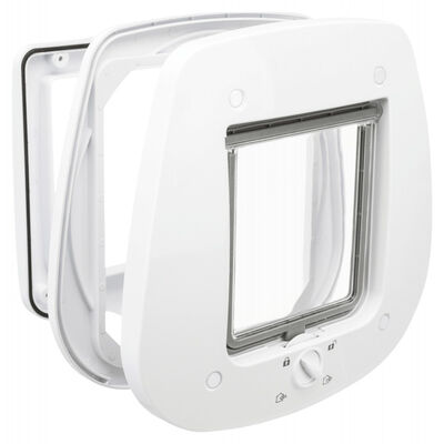 Trixie Cam Kapı Plastik Kedi Kapısı 27x26 Cm Beyaz