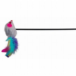 Trixie - Trixie Peluş Fare Olta Kedi Oyuncağı 50 Cm 