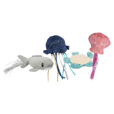 Trixie Kedi Otlu Deniz Canlıları Peluş Kedi Oyuncağı 5-8 Cm 