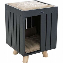 Trixie Kedi Oyun Evi 36x51x36 Cm Antrasit Gri Kum Beji - Thumbnail