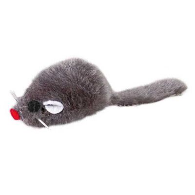 Trixie Peluş Fare Kedi Oyuncağı Gri 5 Cm