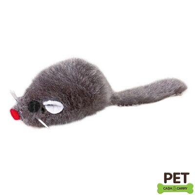Trixie Peluş Fare Kedi Oyuncağı Gri 5 Cm