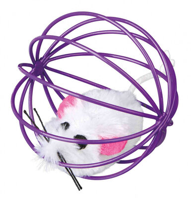 Trixie Top İçinde Peluş Fare Kedi Oyuncağı 6 Cm