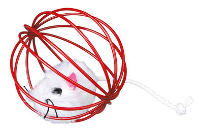 Trixie Top İçinde Peluş Fare Kedi Oyuncağı 6 Cm
