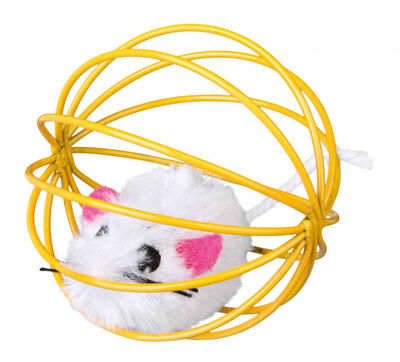 Trixie Top İçinde Peluş Fare Kedi Oyuncağı 6 Cm