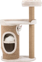 Trixie - Trixie Kedi Tırmalama ve Oyun Evi 117 Cm Açık Gri Kahverengi