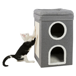 Trixie Kedi Tırmalama ve Oyun Evi 64 Cm Gri - Thumbnail