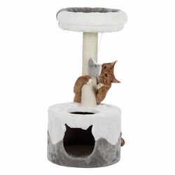 Trixie - Trixie Kedi Tırmalaması ve Evi 71 Cm Beyaz Gri 