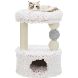 Trixie - Trixie Kedi Tırmalaması ve Yatağı Beyaz Pembe 73 Cm 