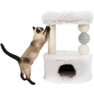 Trixie Kedi Tırmalaması ve Yatağı Beyaz Pembe 73 Cm 