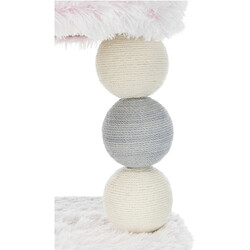 Trixie Kedi Tırmalaması ve Yatağı Beyaz Pembe 73 Cm - Thumbnail