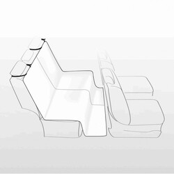 Trixie Köpek Araç Arka Koltuk Örtüsü 140x120 Cm - Thumbnail