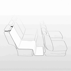 Trixie Köpek Araç Arka Koltuk Örtüsü 140x120 Cm - Thumbnail