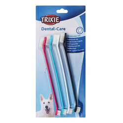 Trixie - Trixie Plastik Köpek Diş Fırçası 4'lü 23 Cm 