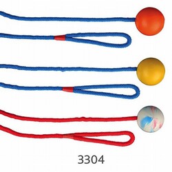 Trixie - Trixie İpli Kauçuk Top Köpek Oyuncağı 5 Cm 100 Cm 