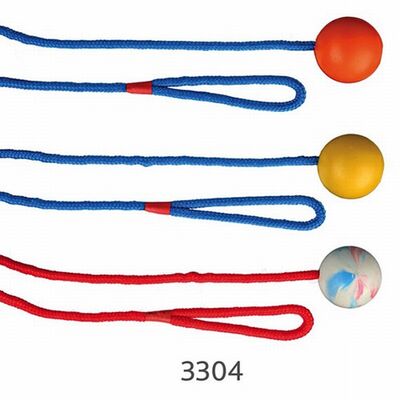 Trixie İpli Kauçuk Top Köpek Oyuncağı 5 Cm 100 Cm 