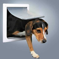 Trixie - Trixie 2 Yollu Köpek Kapısı S-M Beyaz