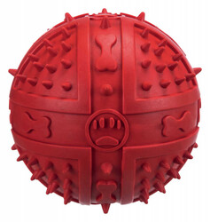 Trixie Doğal Kauçuk Sesli Top Köpek Oyuncağı 9 Cm - Thumbnail