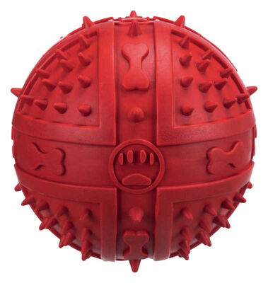 Trixie Doğal Kauçuk Sesli Top Köpek Oyuncağı 9 Cm