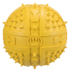 Trixie Doğal Kauçuk Sesli Top Köpek Oyuncağı 9 Cm - Thumbnail