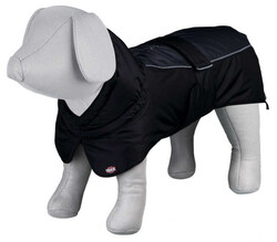 Trixie - Trixie Köpek Paltosu Large 55 Cm Siyah Gri