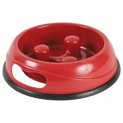 Trixie Köpek Yavaş Besleme Plastik Mama Kabı 0,9 Lt 23 Cm 