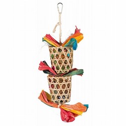 Trixie - Trixie Natürel Palm Kabuklu Doğal Kuş Oyuncağı 35 Cm 